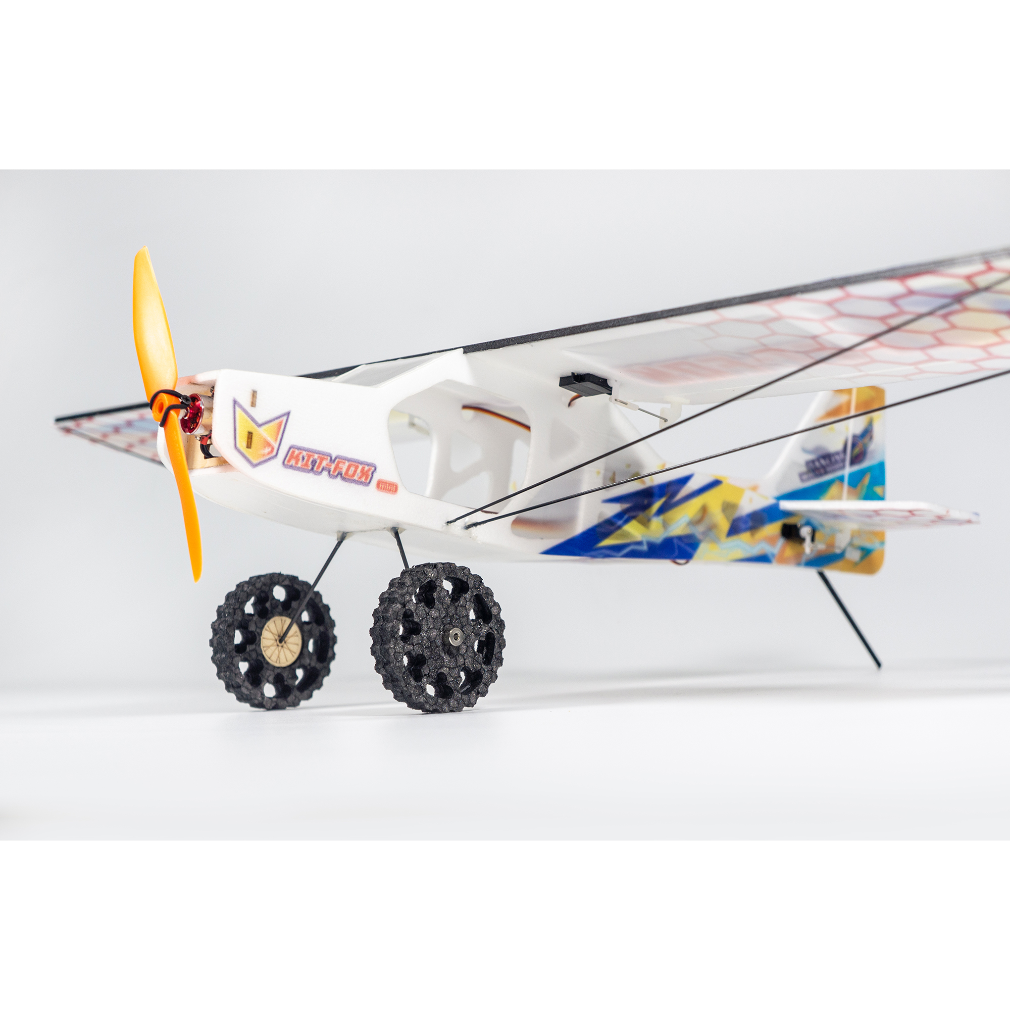 Rc Hobby Grade Plane - KIT-FOX V2025 RC Airplane Kit 570mm,