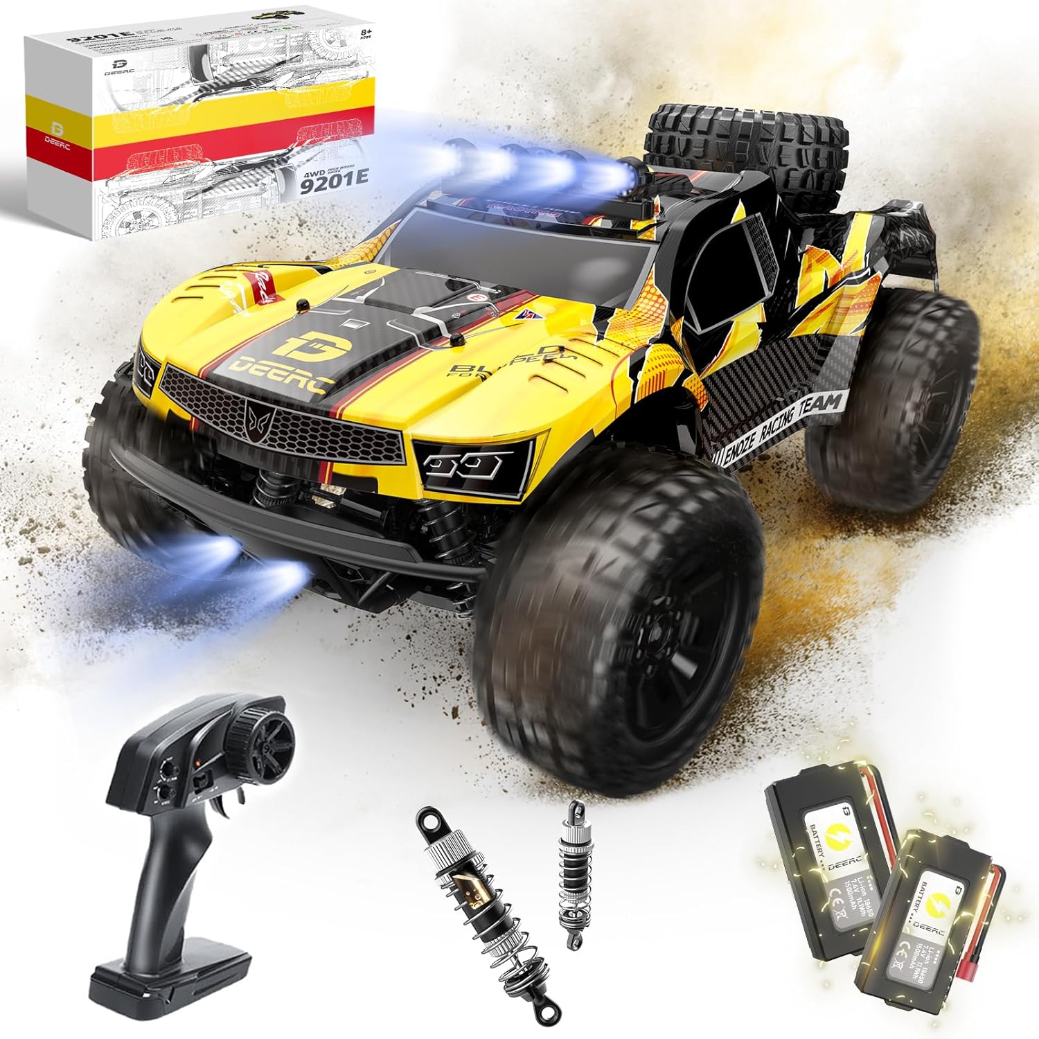 Rc Hobby Light - DEERC 9201E 1:10 Large Remote Control