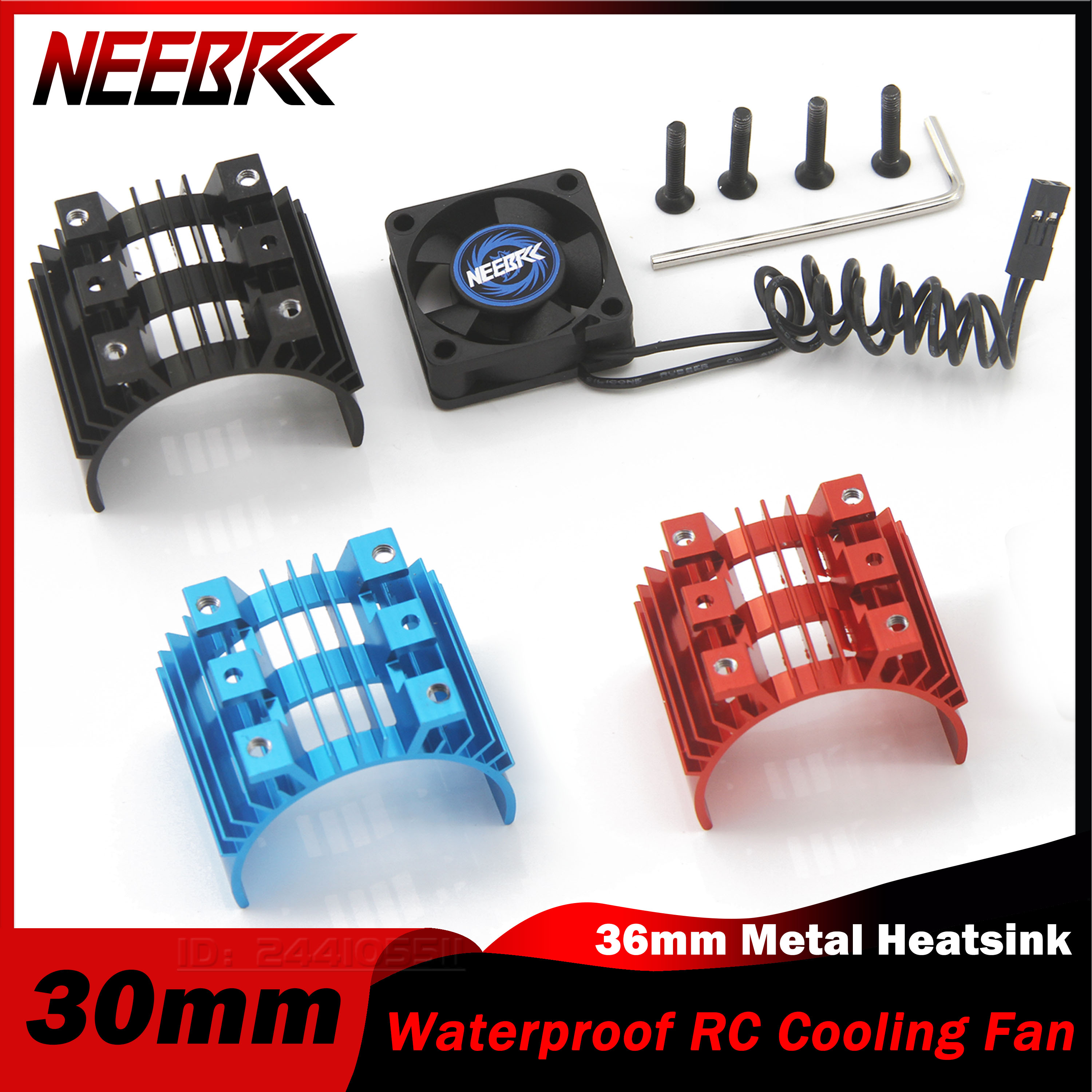 Rc Hobby Warehouse - NEEBRC 30mm RC Cooling Fan Heatsink