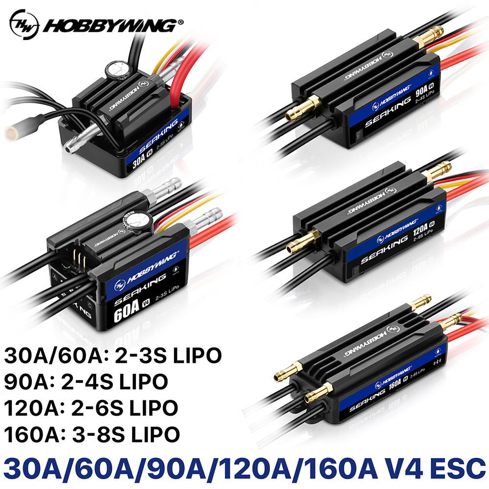 Rc Hobby Grade Plane - HOBBYWING Seaking Brushless ESC Boat ESC