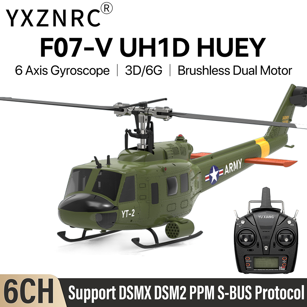 Rc Helicopter Hobby Grade - New YUXIANG RC Helicopter F07-V 6-axis