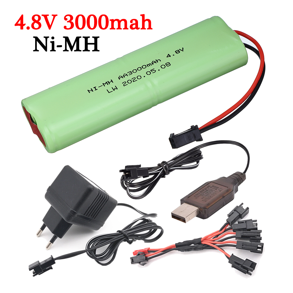 Rc Hobby Truck - 4.8v 3000mah NiMH Battery + 4.8v