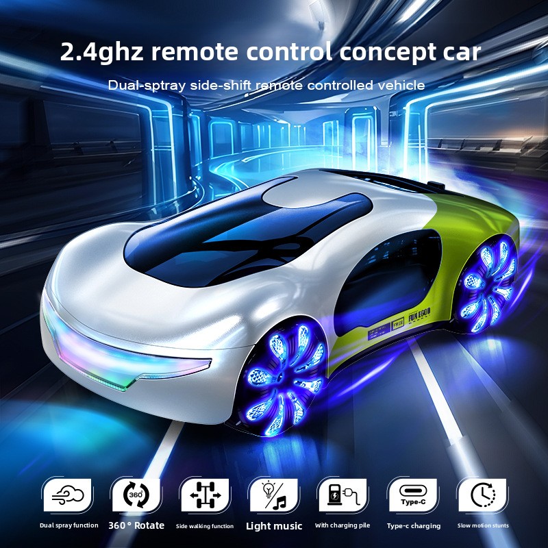 Magic Spray Music RC Stunt Car - مراجعة Rc Hobby Tech Bali وسعره