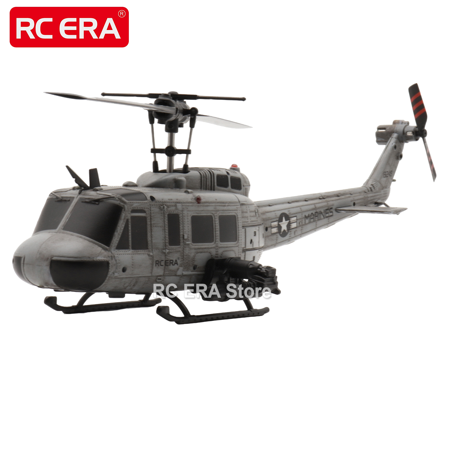 RC ERA C032 UH1 Huey Weathered - مراجعة Rc Helicopter Hobby Grade وسعره
