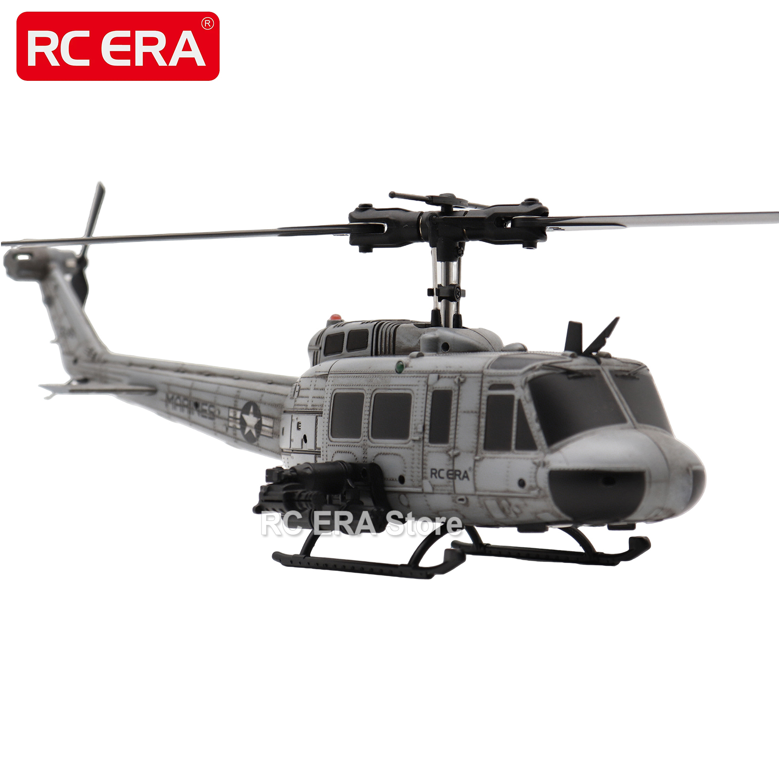 RC ERA C032 UH1 Huey Weathered - مراجعة Rc Helicopter Hobby Grade وسعره