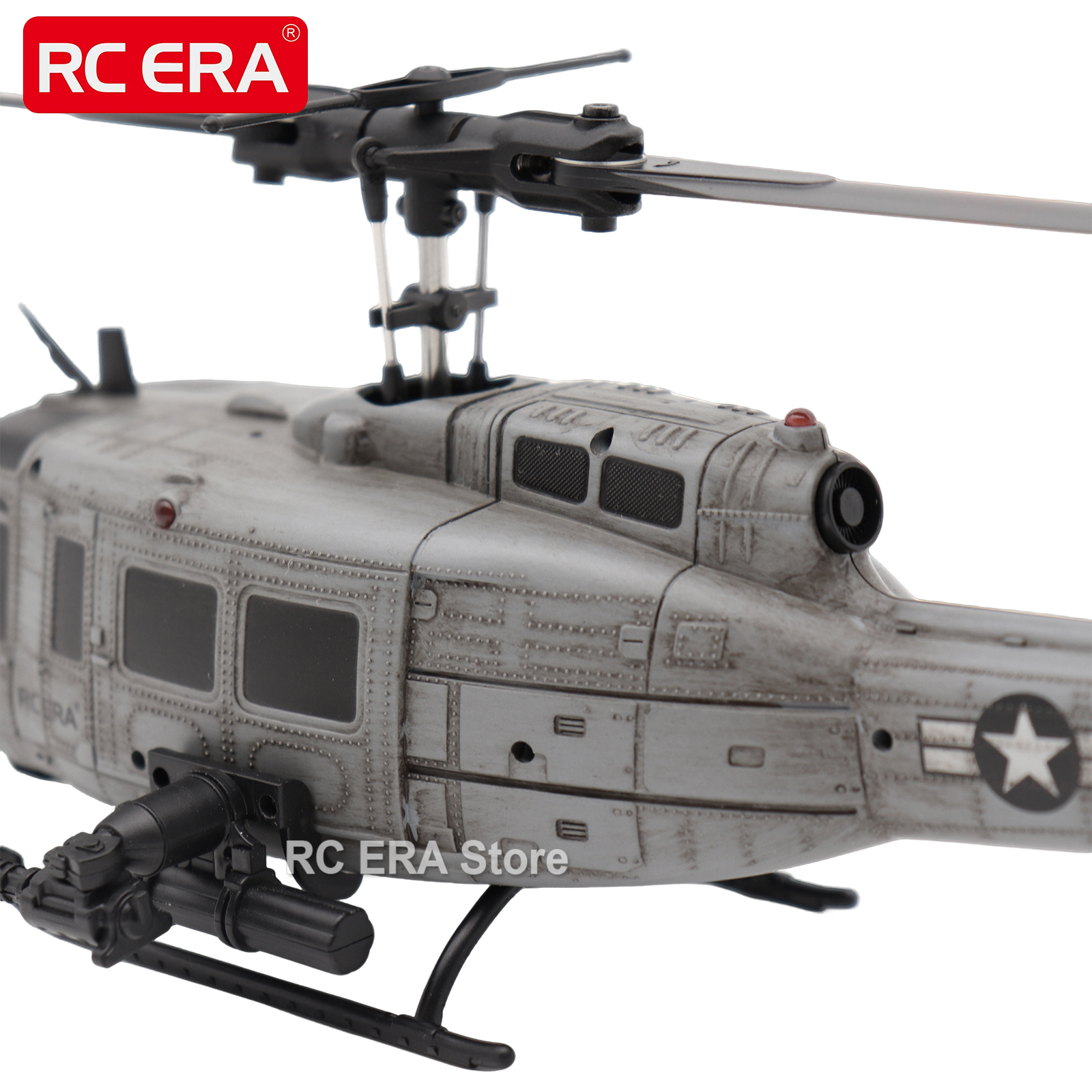 RC ERA C032 UH1 Huey Weathered - مراجعة Rc Helicopter Hobby Grade وسعره