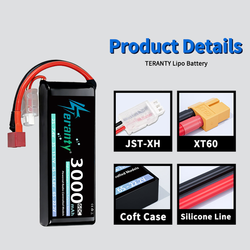 TERANTY 2S 3000mAh Lipo Batter - مراجعة Rc Hobby Truck وسعره