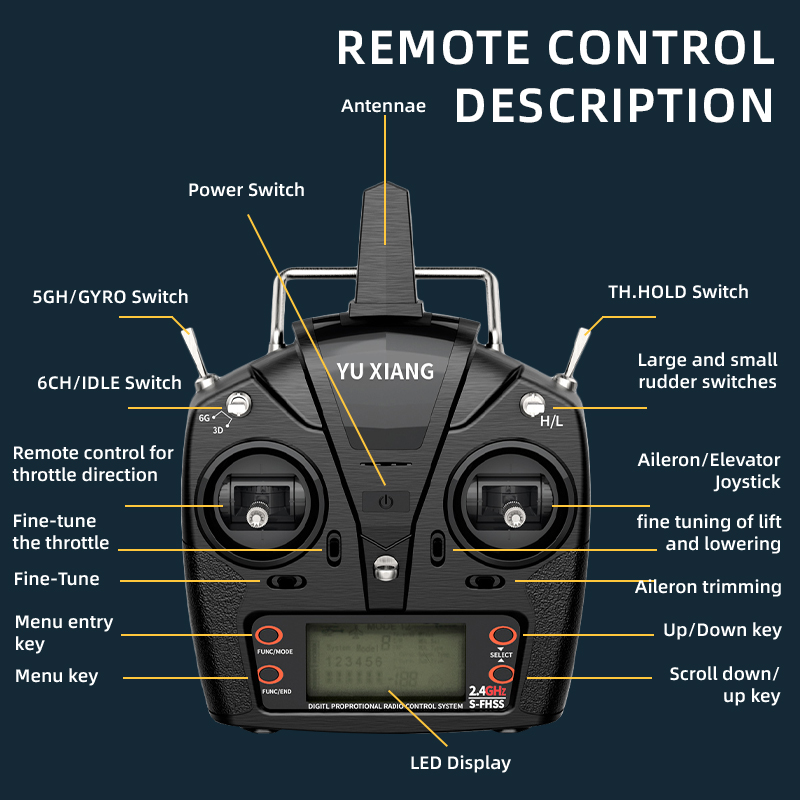 Yu Xiang Rc Helicopter F02 V A - مراجعة Rc Helicopter Hobby Grade وسعره