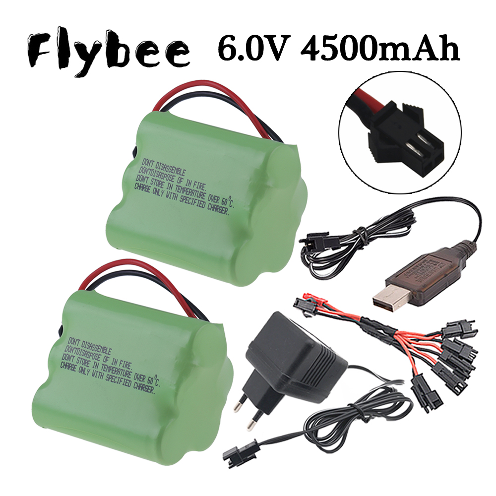 6v 4500mAh Ni-MH Battery SM Pl - مراجعة Rc Hobby Truck وسعره