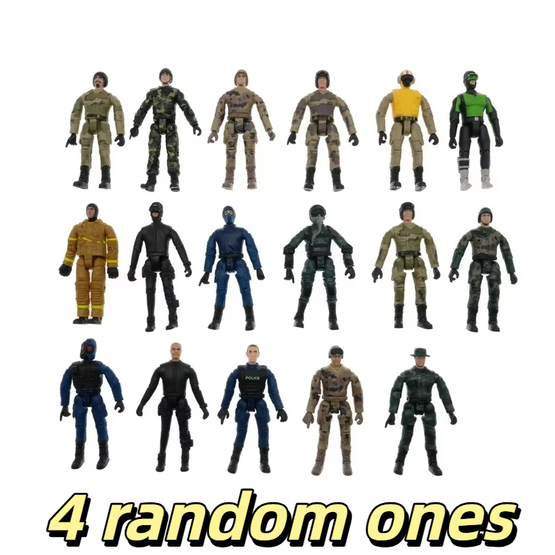 WPL MN 4 Pcs Military Soldiers - مراجعة Rc Hobby Action وسعره