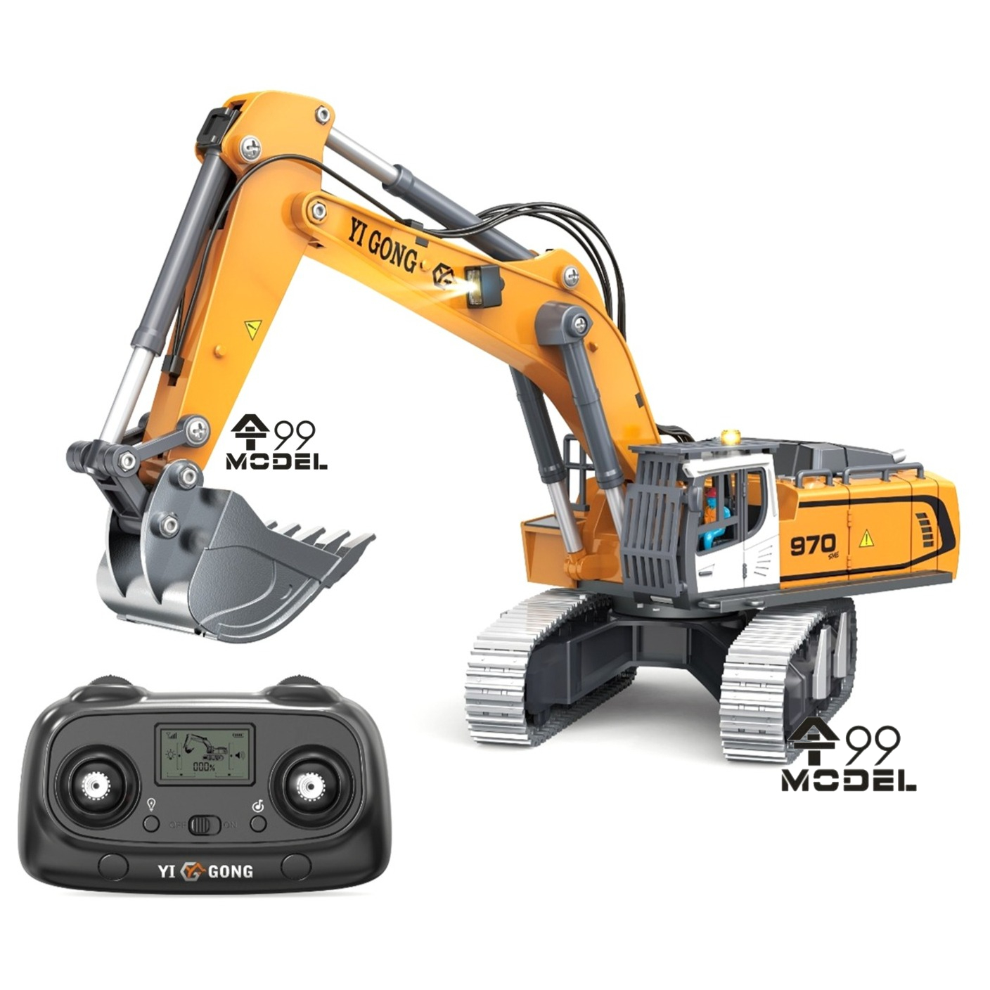 970 RC Mini Excavator 1/50 Sca - مراجعة Rc Hobby Excavator وسعره