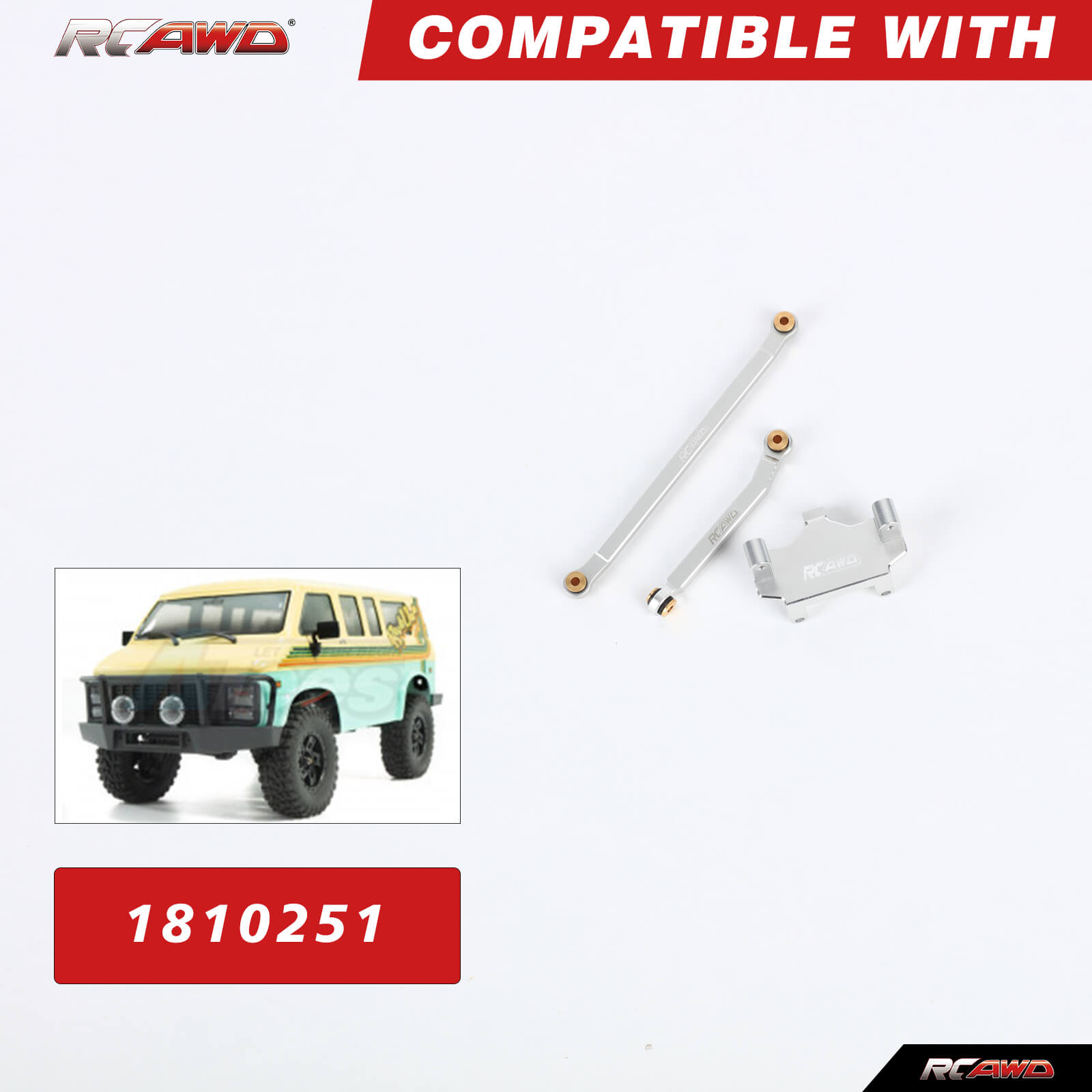 RCAWD Alloy CR18P Servo Mount  - مراجعة Rc Hobby Warehouse وسعره