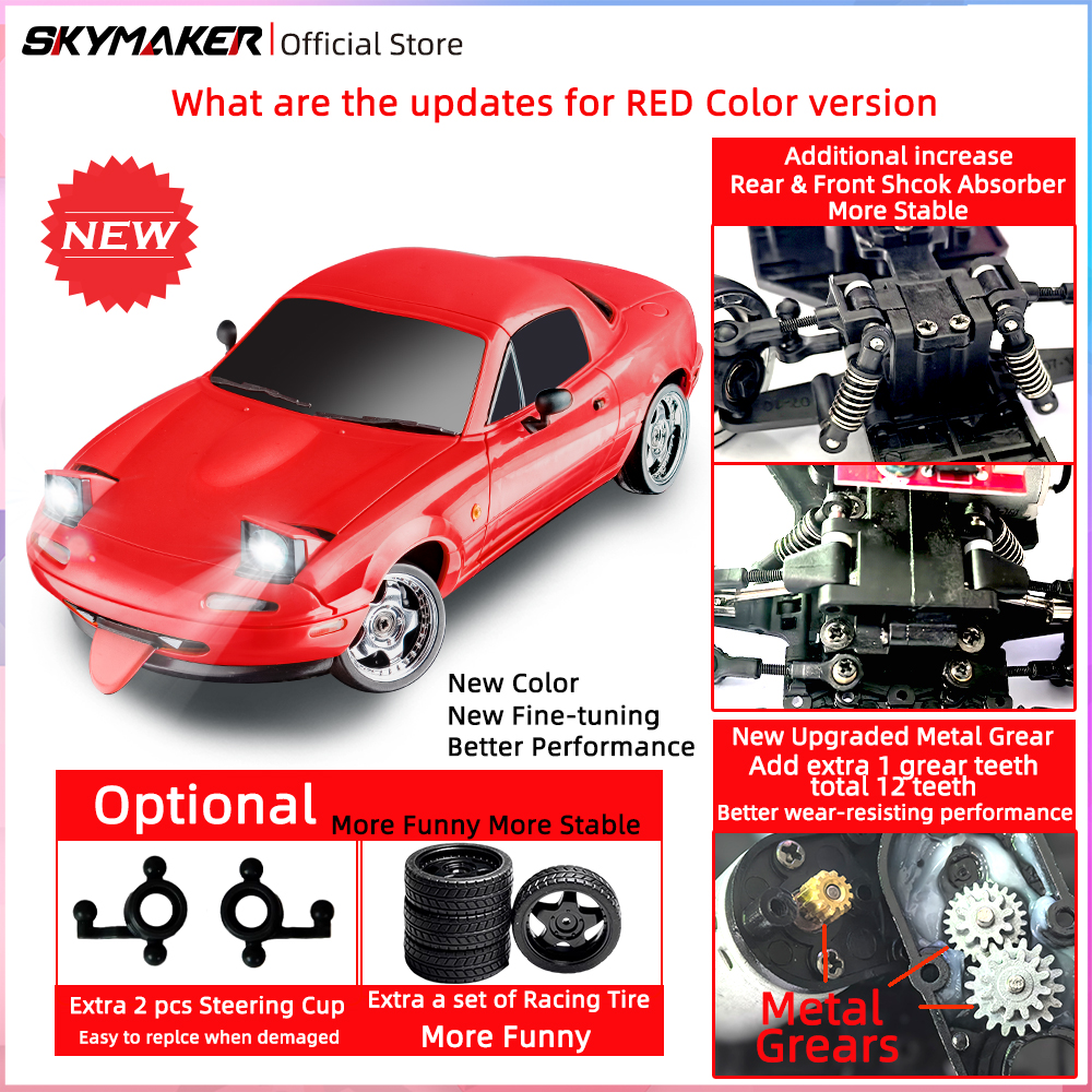 Skymaker 1/18 RC Drift Car LDR - مراجعة Rc Hobby Tech Bali وسعره