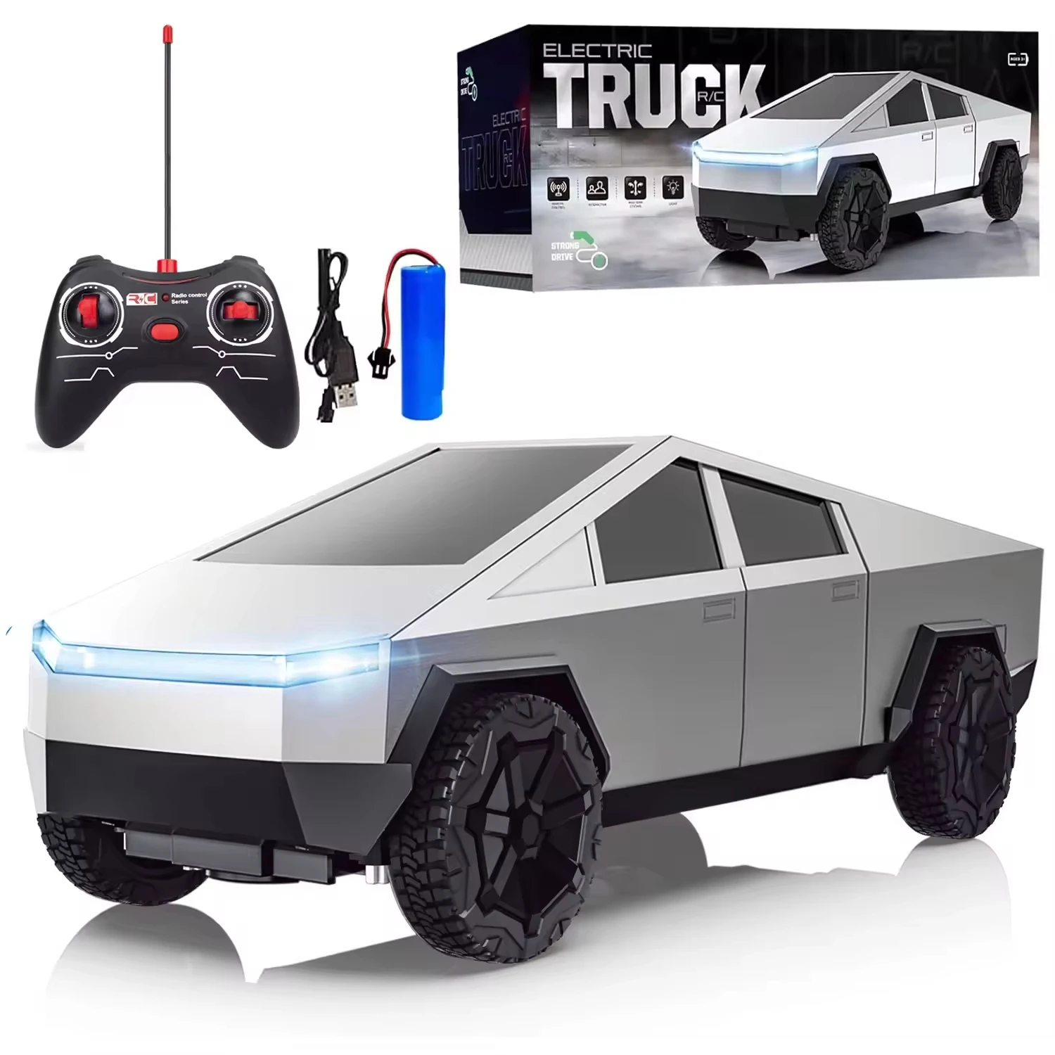 1:24 RC Cybertruck Pickup 4WD  - مراجعة Rc Hobby Tech Bali وسعره