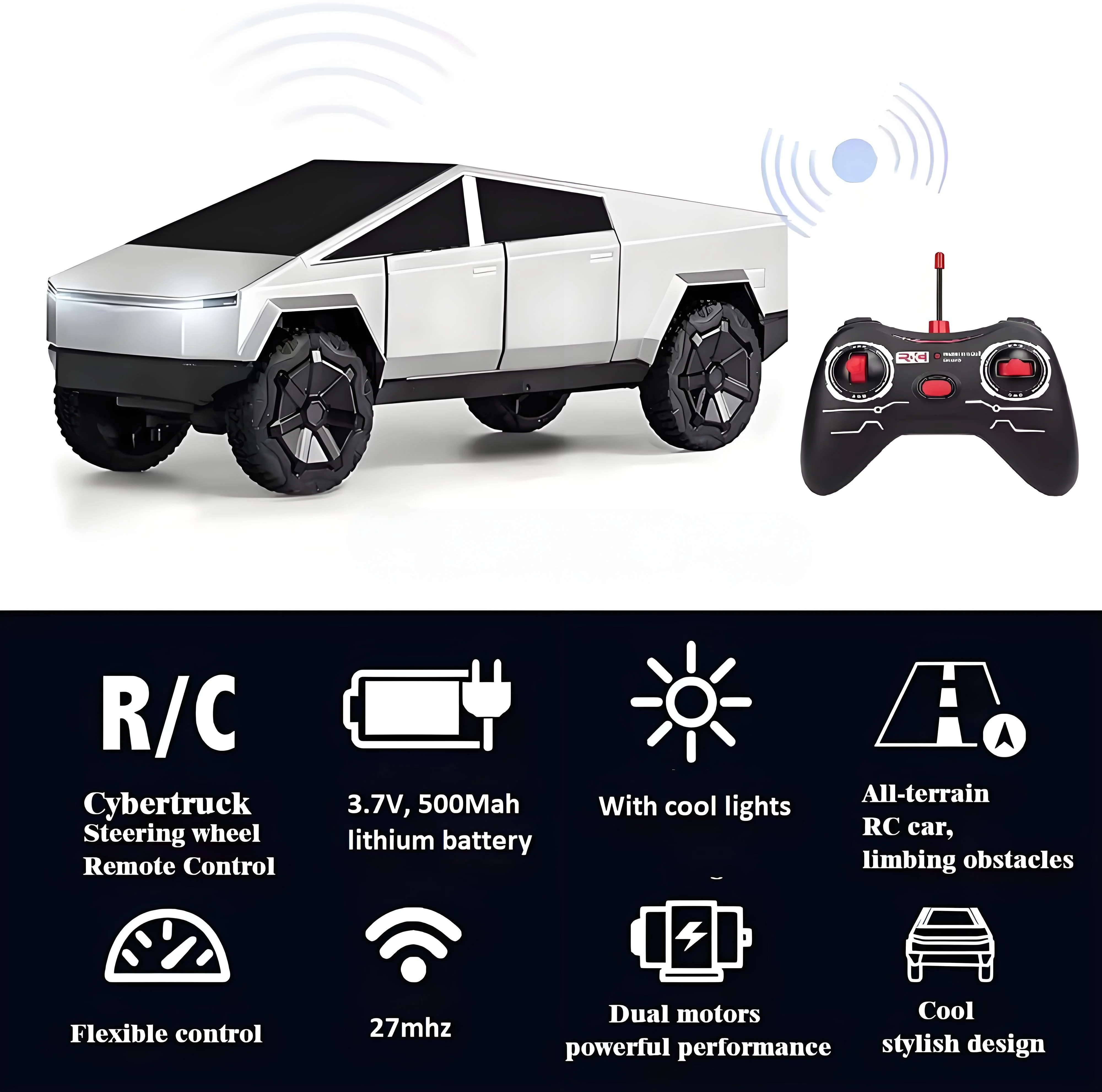 1:24 RC Cybertruck Pickup 4WD  - مراجعة Rc Hobby Tech Bali وسعره