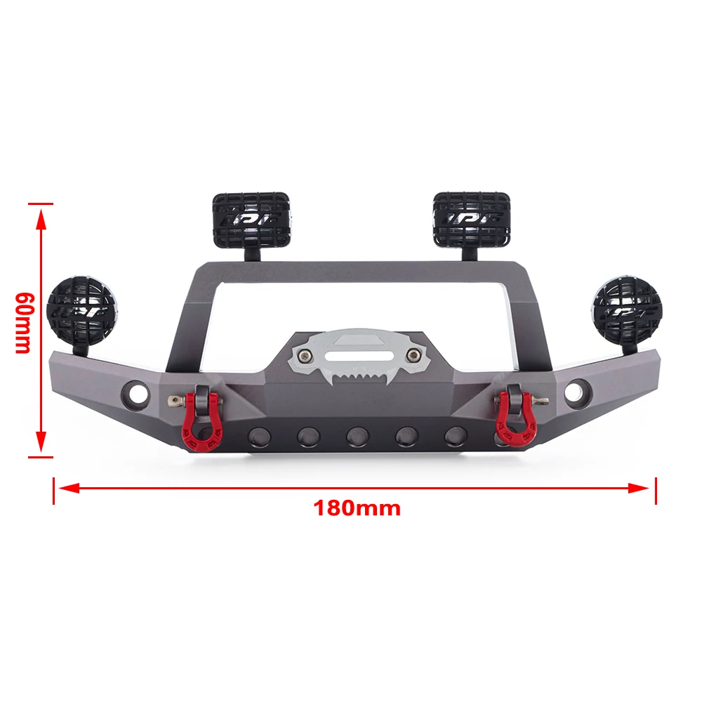 Metal Front Bumper with LED Li - مراجعة Rc Hobby Tech Bali وسعره