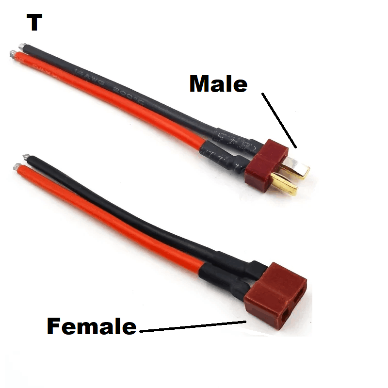 Deans T Connector T Plug Male  - مراجعة Rc Helicopter Hobby Grade وسعره