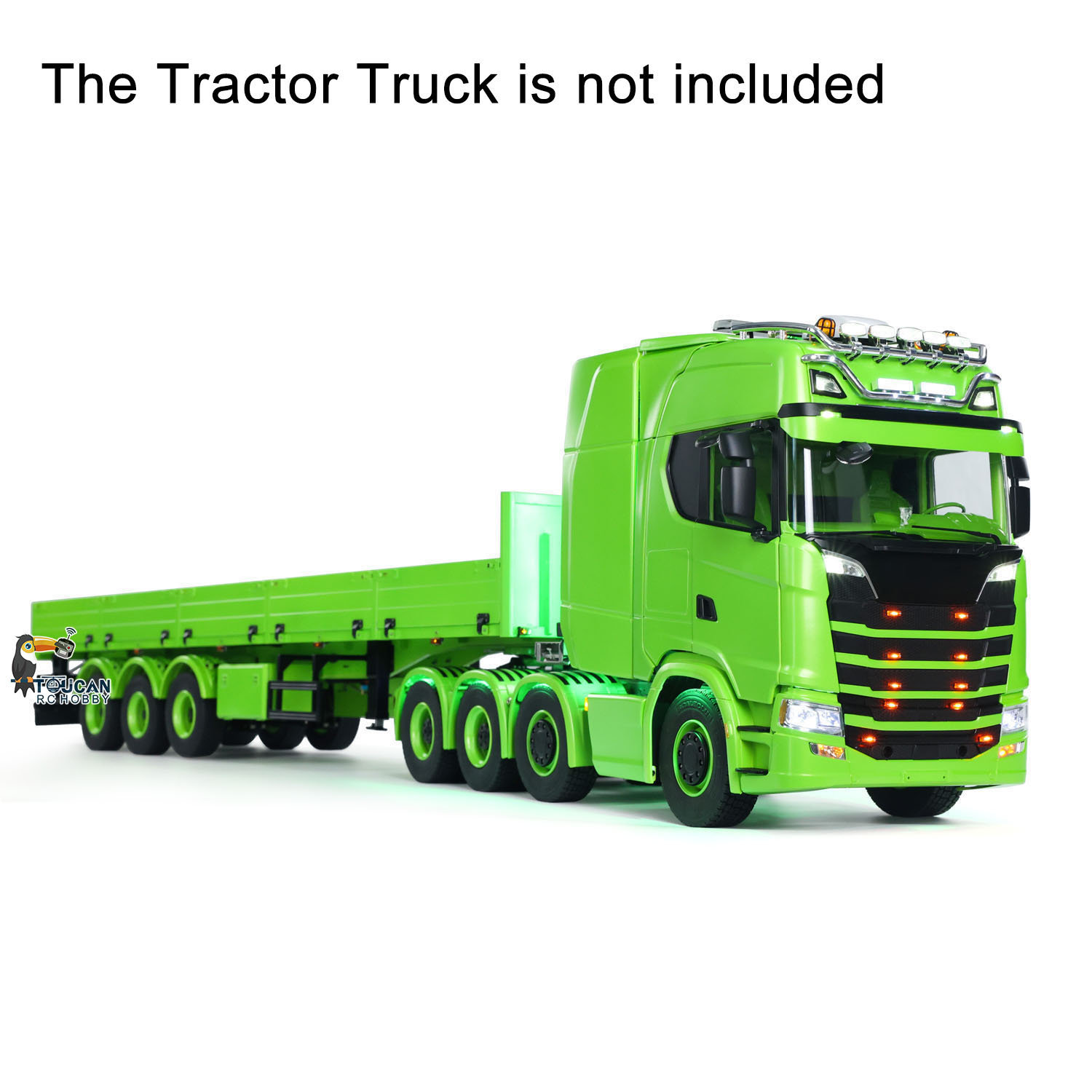 NEW 1/14 Metal Semi Trailer 3  - مراجعة Rc Hobby Light وسعره