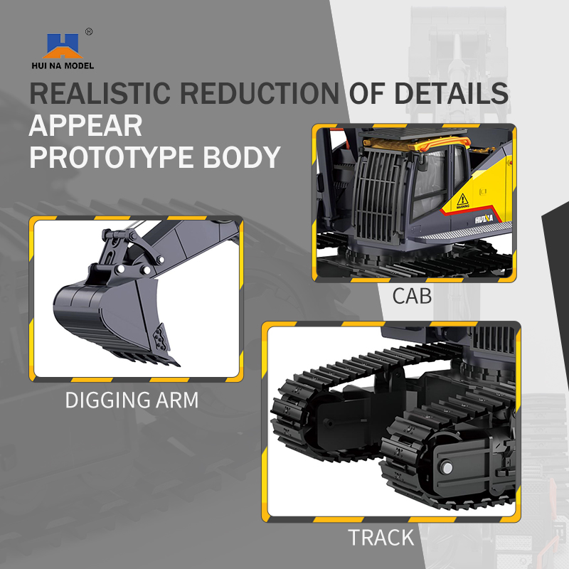 HUINA 1592 Alloy Excavator Tru - مراجعة Rc Hobby Excavator وسعره