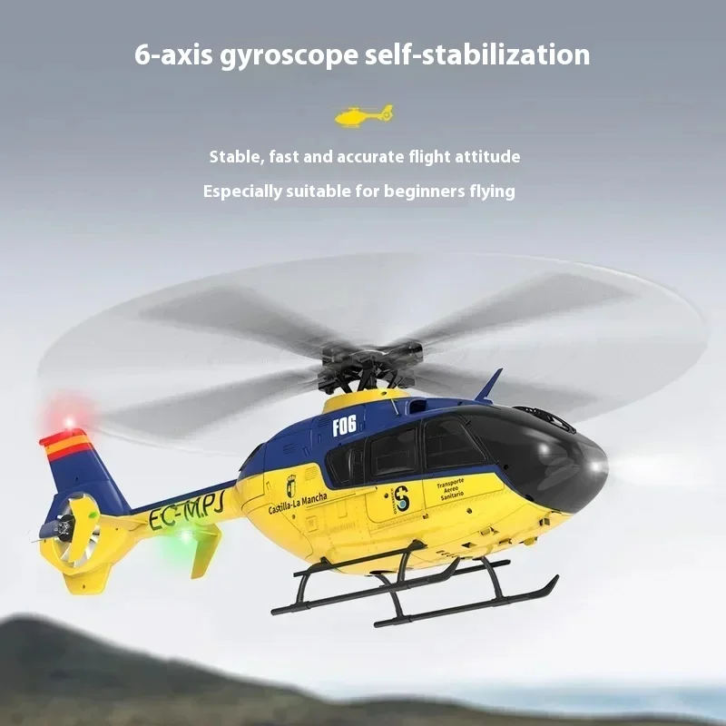 Yuxiang F06 Ec135 Rc Helicopte - مراجعة Rc Helicopter Hobby Grade وسعره