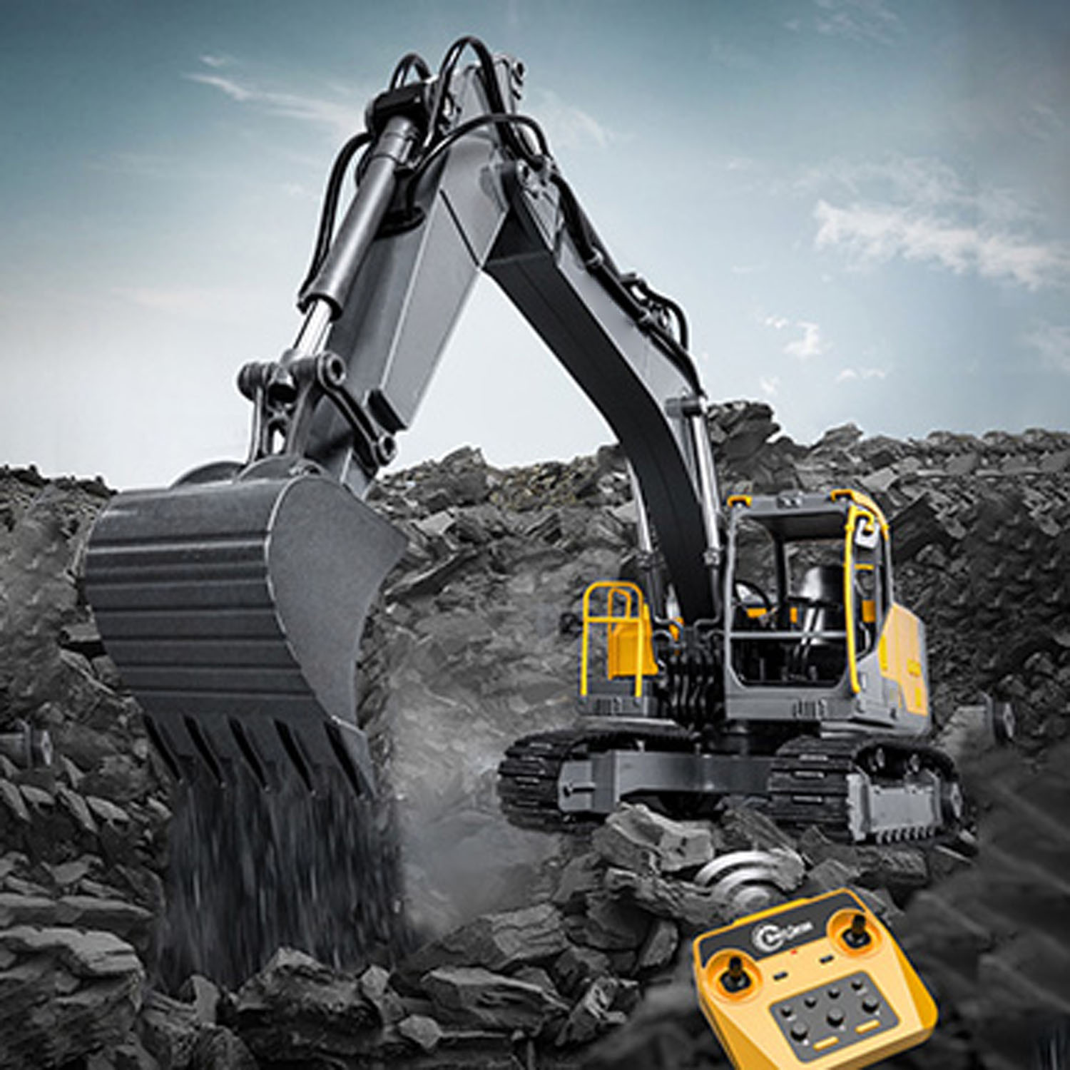 1/16 DoubleE E598 003 Electric - مراجعة Rc Hobby Excavator وسعره