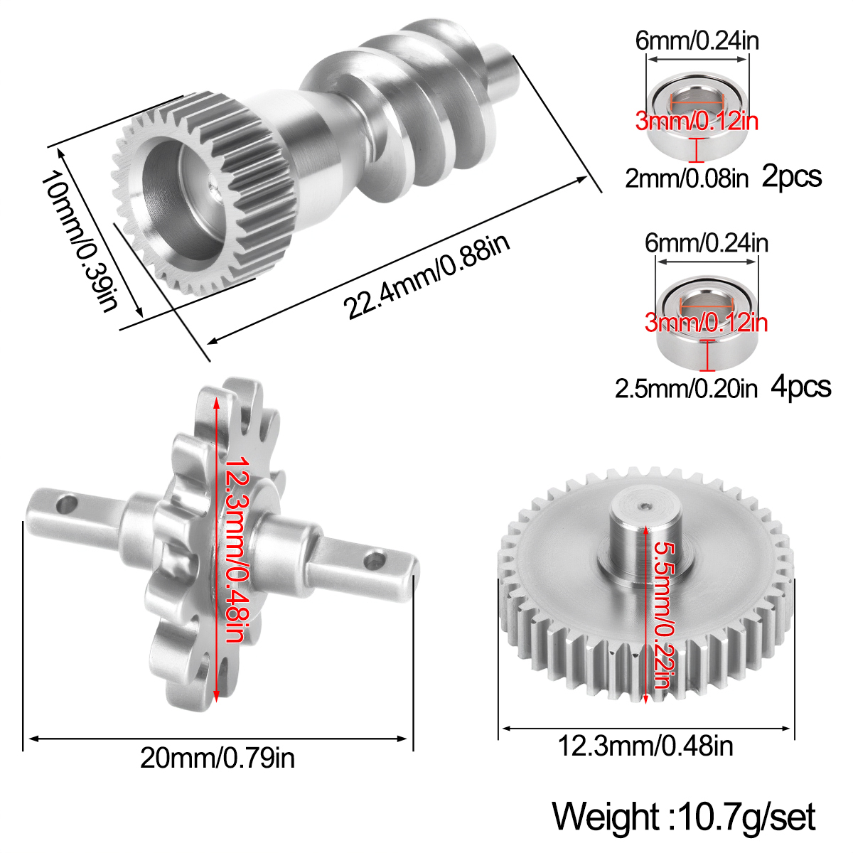 Stainless Steel Gearbox Gear S - مراجعة Hobby Zone Rc وسعره
