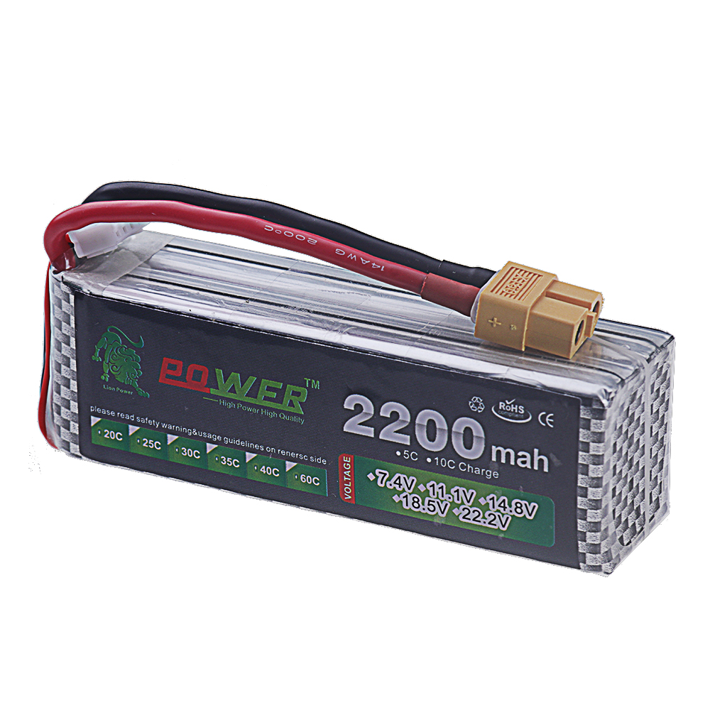 14.8V 2200mah Li-polyme Batter - مراجعة Rc Hobby Helicopter وسعره