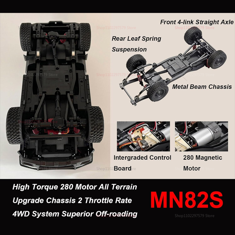 MN82 MN82S RC Crawler Truck 1/ - مراجعة Rc Hobby Light وسعره