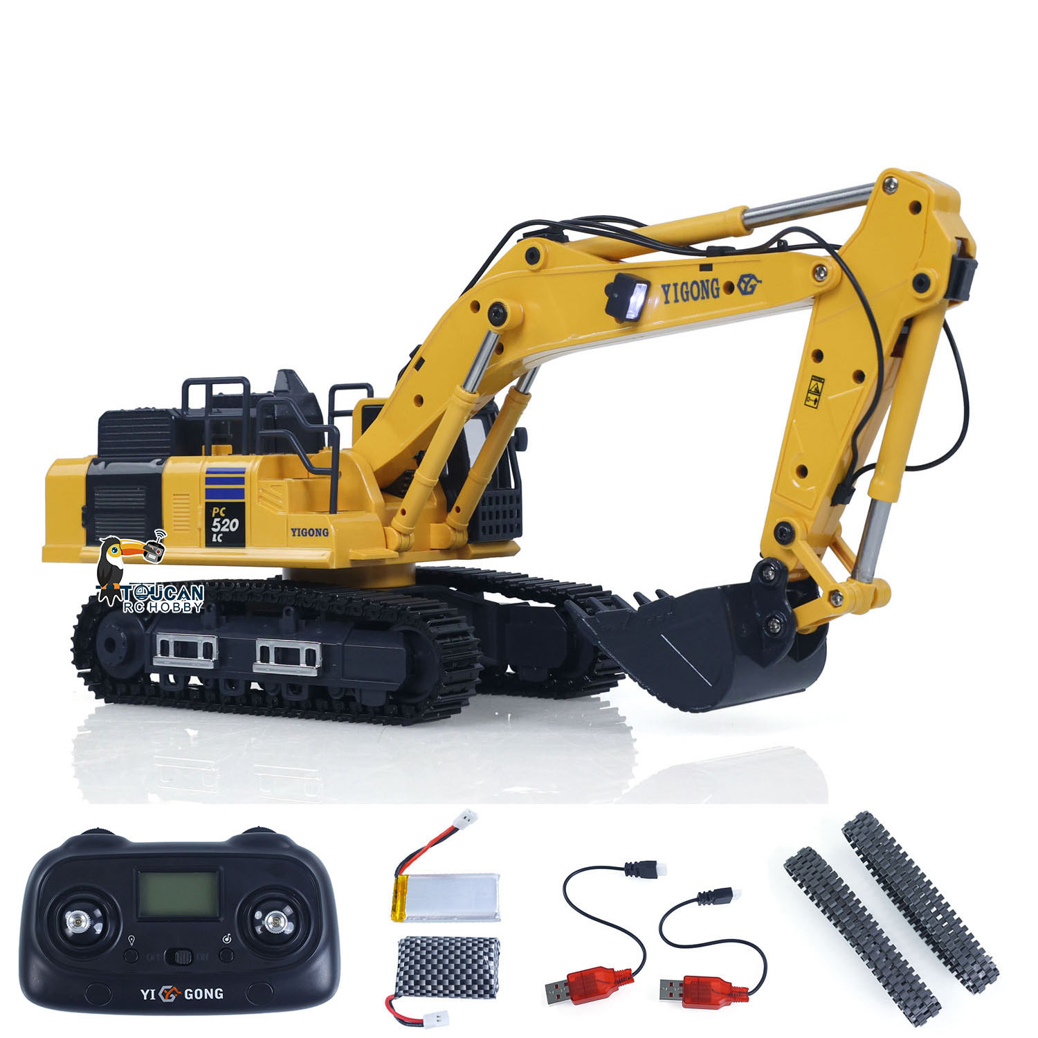 1/50 Mini RC Digger PC520 Elec - مراجعة Rc Hobby Light وسعره