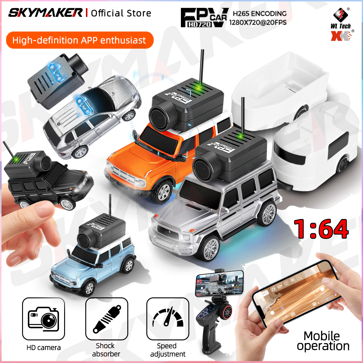 Wltoys Mini FPV APP Control Ca - مراجعة Rc Hobby Tech Bali وسعره