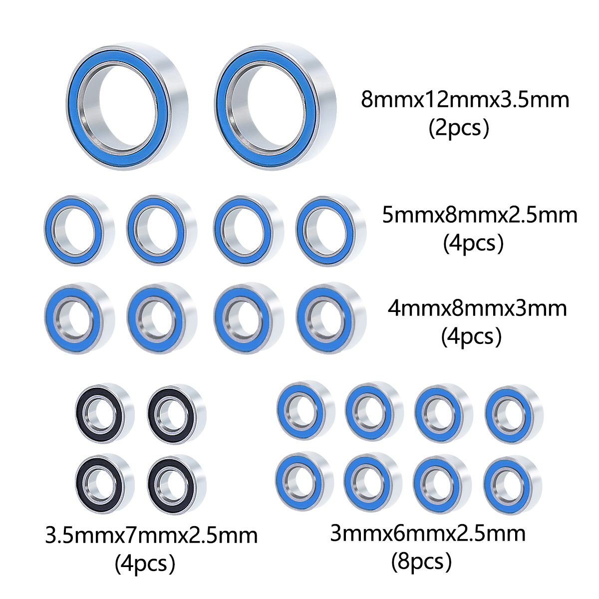 22Pcs Wheel Hub Axle Sealed Be - مراجعة Rc Hobby Warehouse وسعره