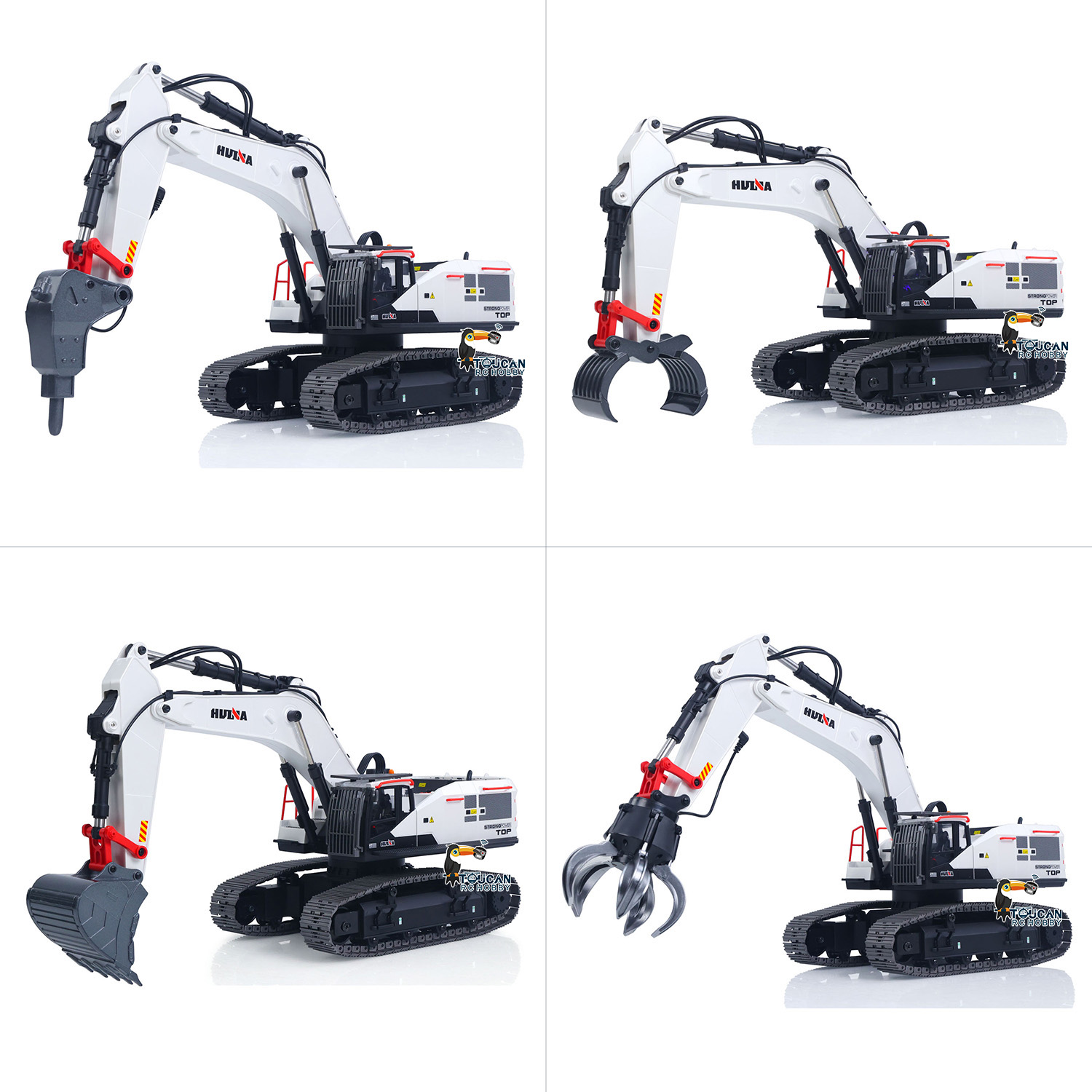 HUINA 1/14 Metal RC Excavator  - مراجعة Rc Hobby Excavator وسعره