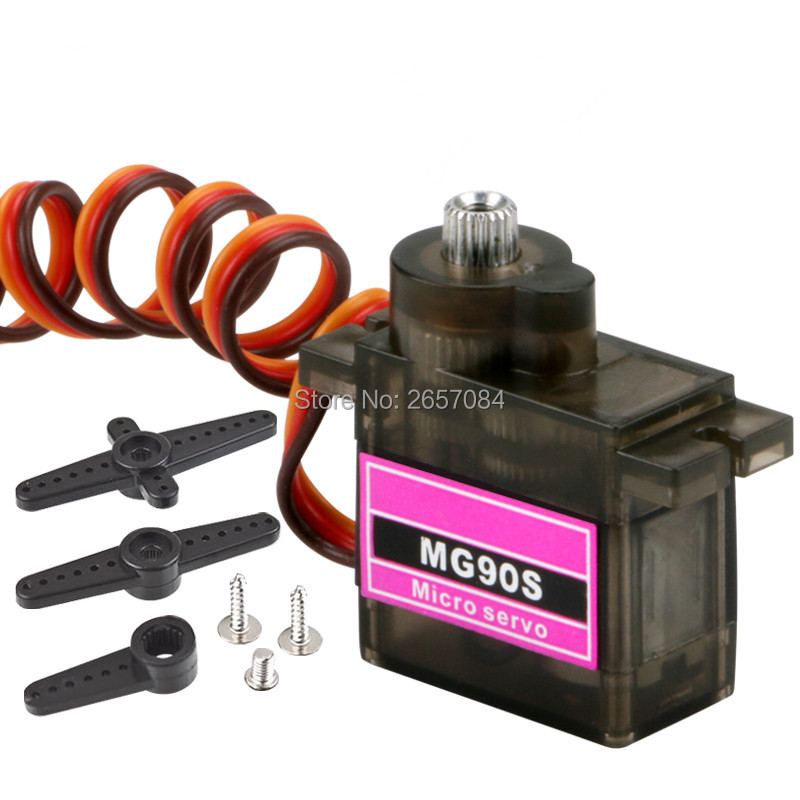 4 pcs/lot MG90S mg90s Metal ge - مراجعة Rc Helicopter Hobby Grade وسعره
