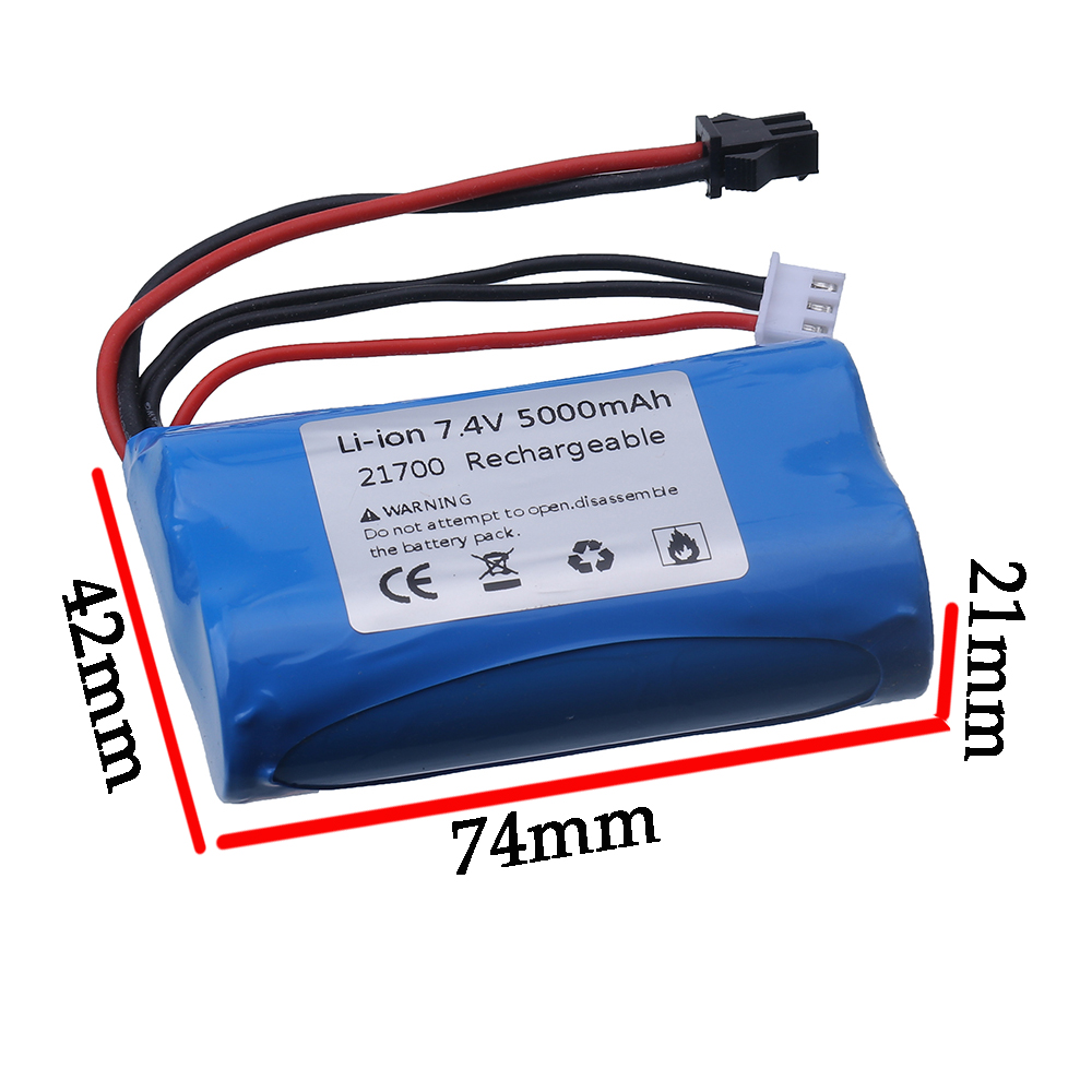 (SM Plug) 7.4V 5000mAH 21700 L - مراجعة Rc Hobby Helicopter وسعره