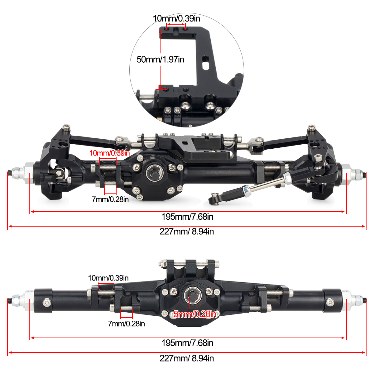CNC Aluminum Front Rear Straig - مراجعة Hobby Zone Rc وسعره
