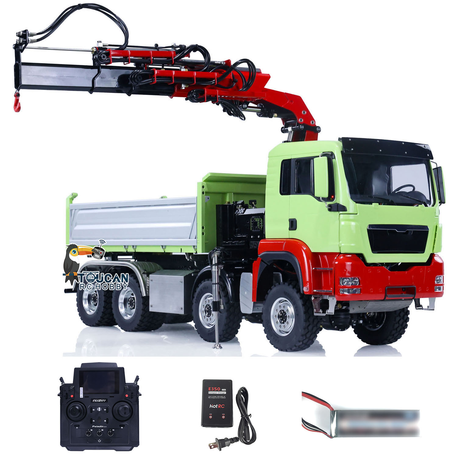 8X8 LESU 1/14 RC Hydraulic Dum - مراجعة Rc Hobby Light وسعره