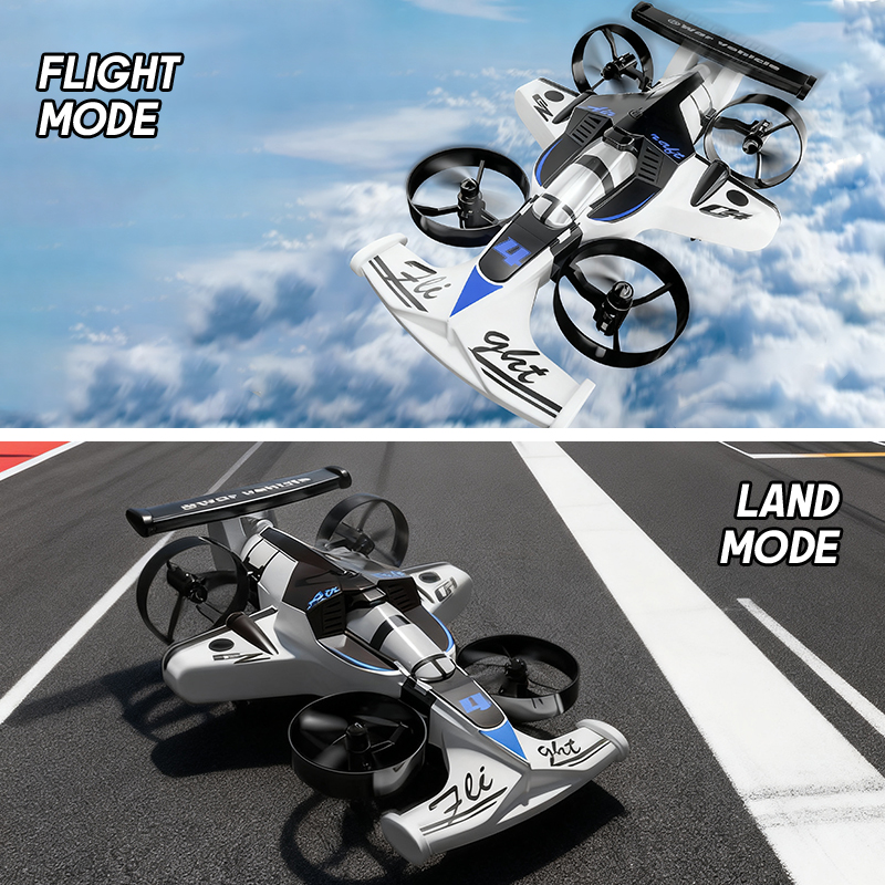 2in1 Mini Drone Air-Ground Fly - مراجعة Rc Hobby Helicopter وسعره