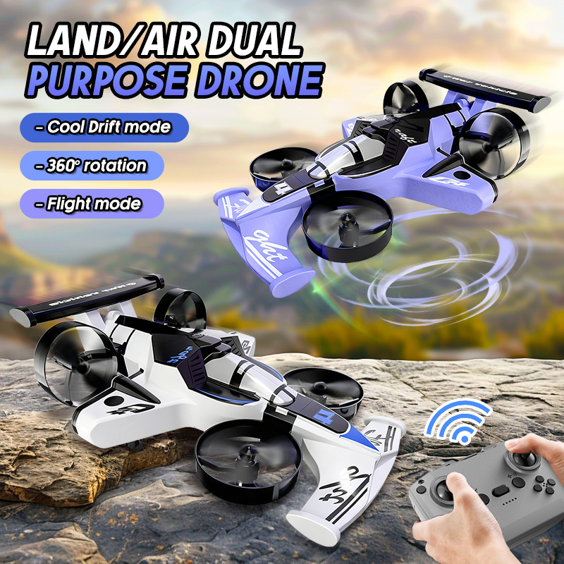 2in1 Mini Drone Air-Ground Fly - مراجعة Rc Hobby Helicopter وسعره