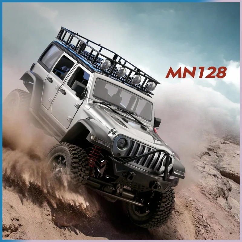 RC Crawler 4x4 Car MN128  2.4G - مراجعة Rc Hobby Tech Bali وسعره