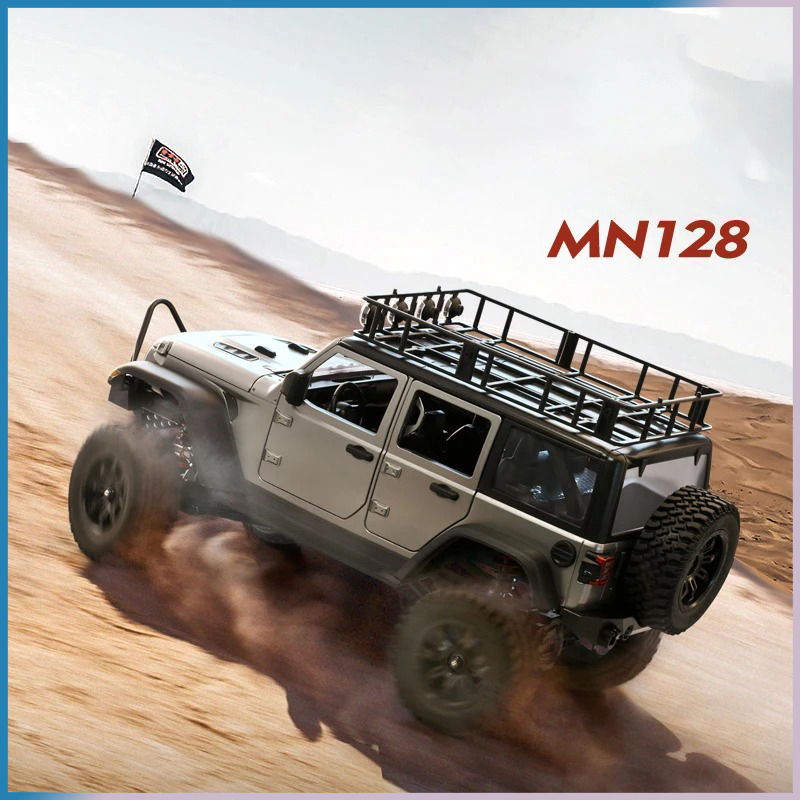 RC Crawler 4x4 Car MN128  2.4G - مراجعة Rc Hobby Tech Bali وسعره