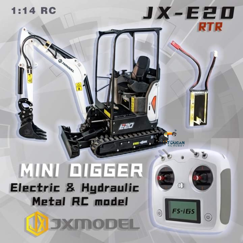 RTR JX E20 RC Mini Excavator 1 - مراجعة Rc Hobby Light وسعره