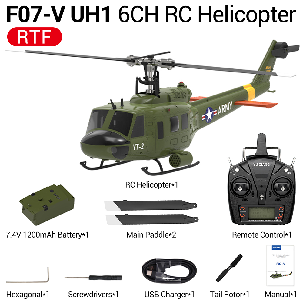 New YUXIANG RC Helicopter F07- - مراجعة Rc Helicopter Hobby Grade وسعره