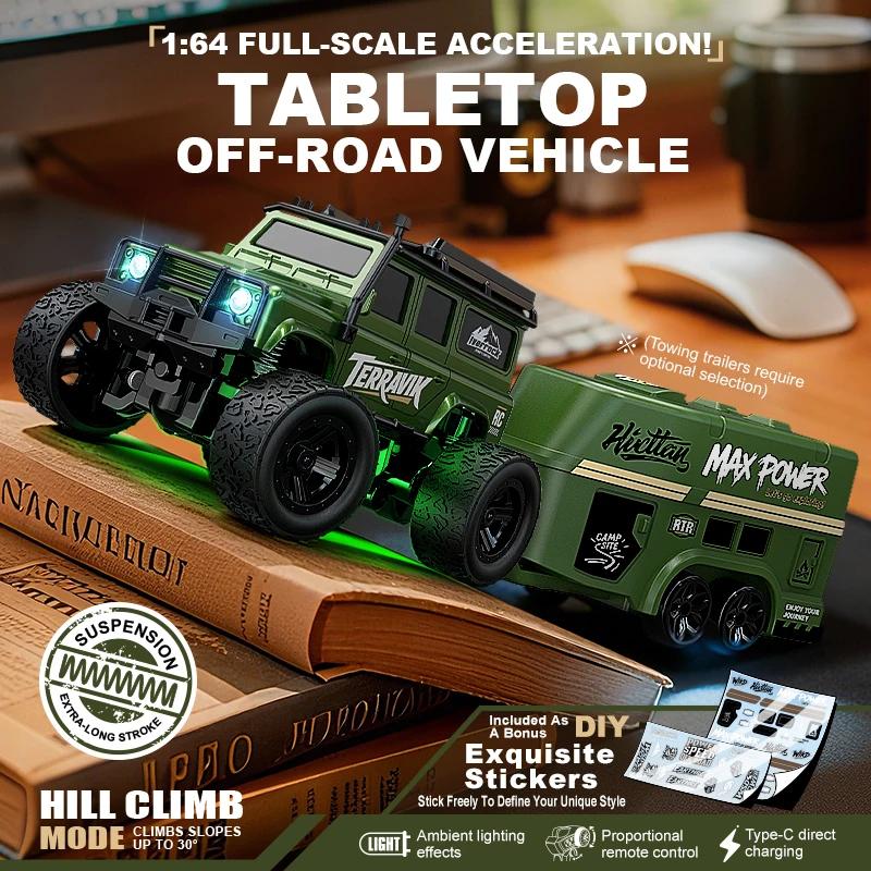 1:64 Full Proportional Desktop - مراجعة Rc Hobby Tech Bali وسعره